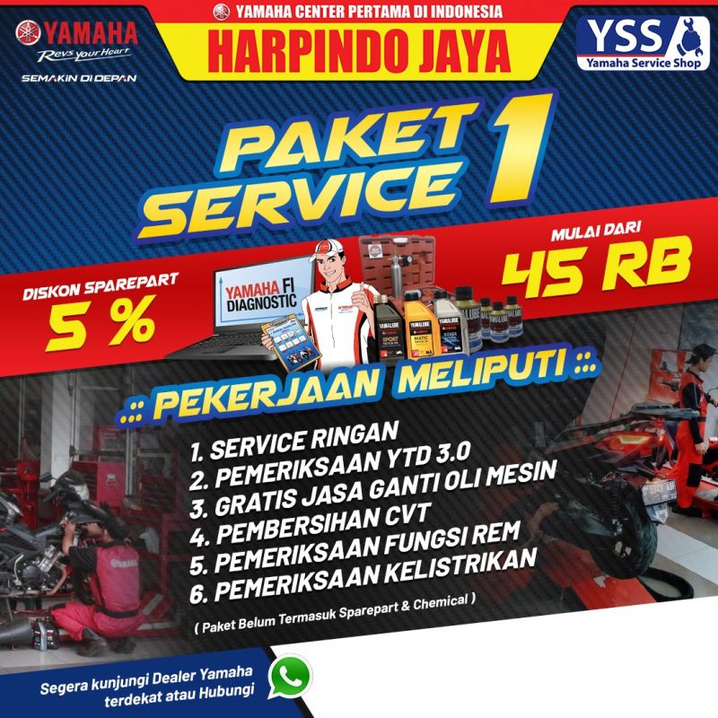 Promo Paket Service Motor Soloraya